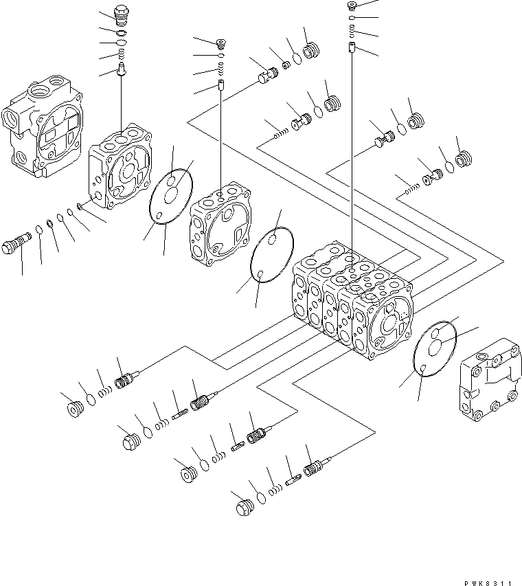 Группа корпуса (723-27-00301) KOMATSU