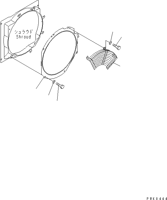 WIRE NET 20T-03-81173 KOMATSU