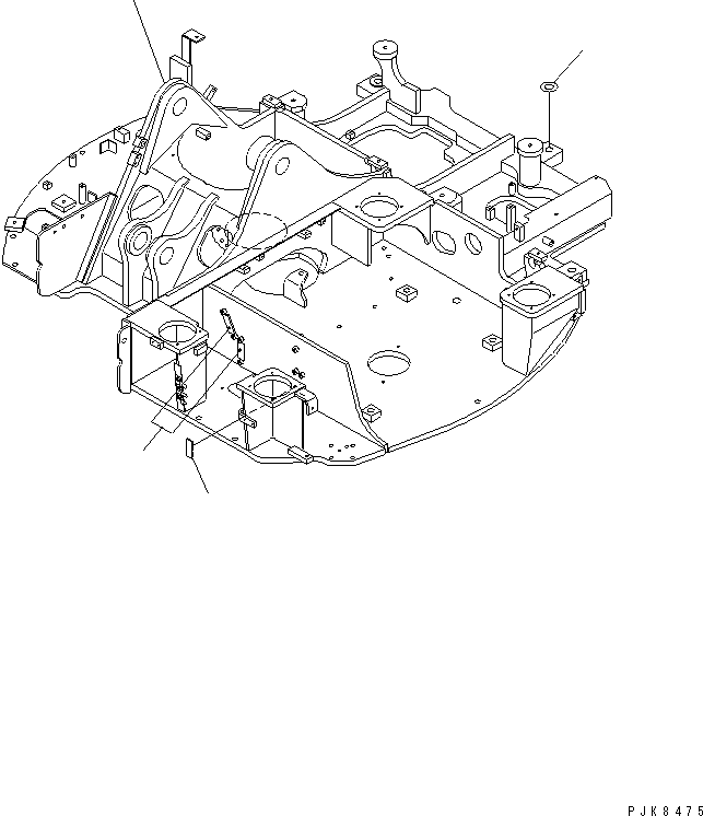 FRAME,REVOLVING 21W-46-38113 KOMATSU