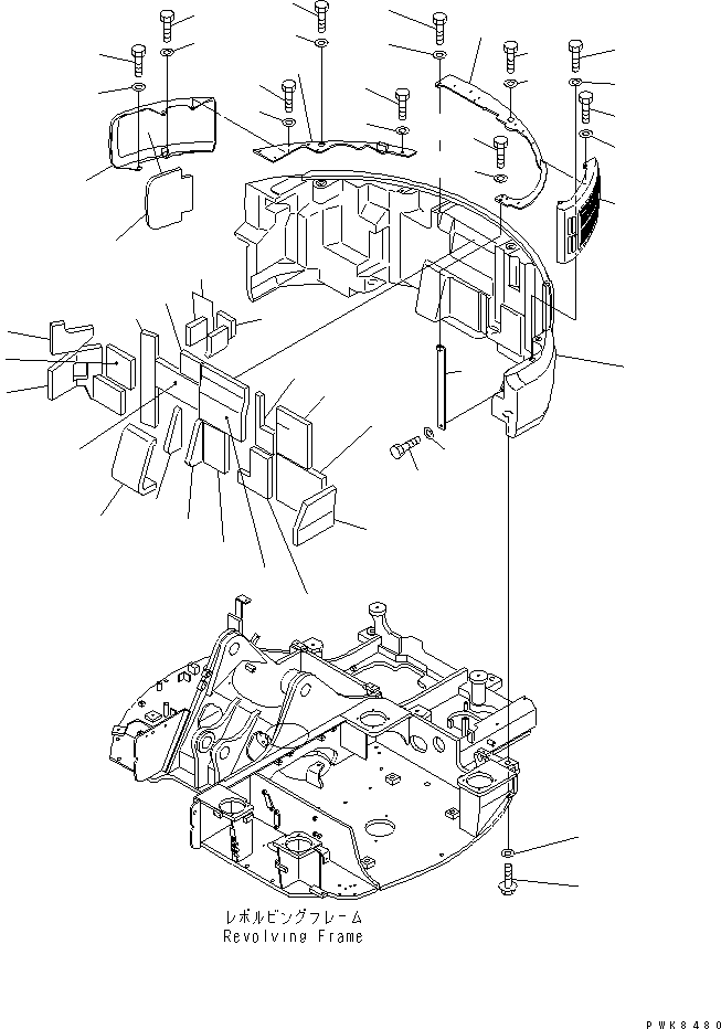 Лист 21W-46-33381 KOMATSU