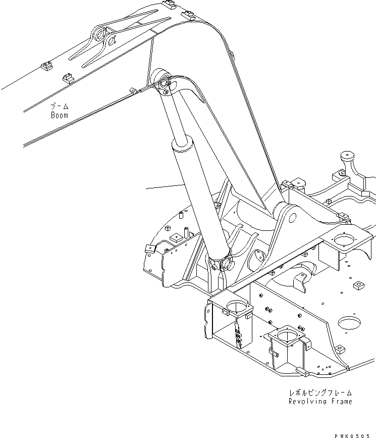Группа цилиндра (21W-63-X2575) KOMATSU
