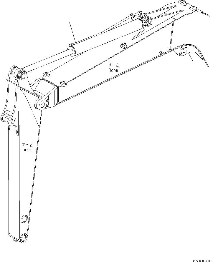 Группа цилиндра (21W-63-X2530) KOMATSU