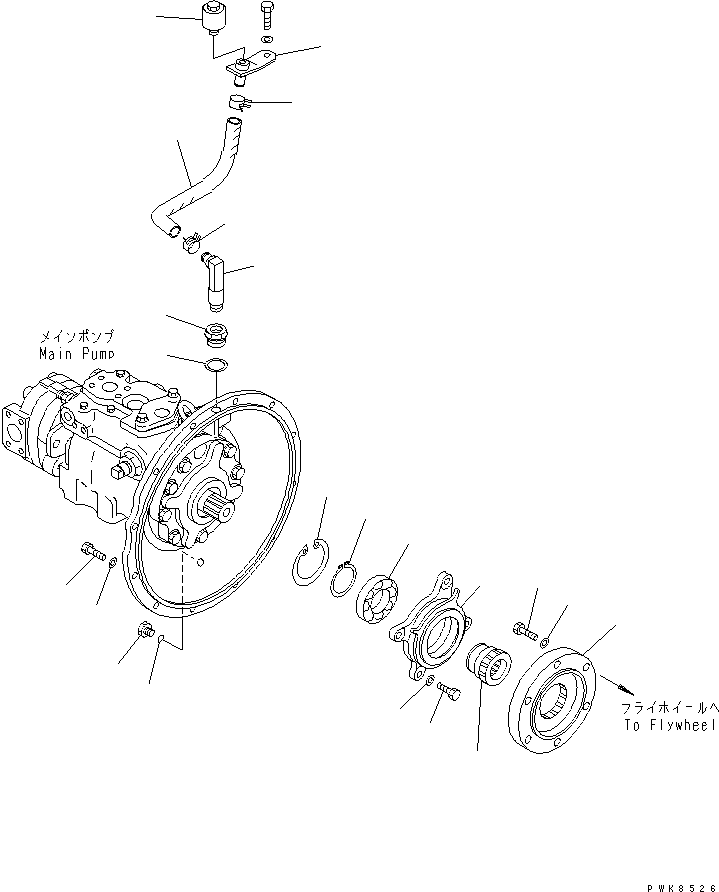 Шланг 07286-01631 KOMATSU