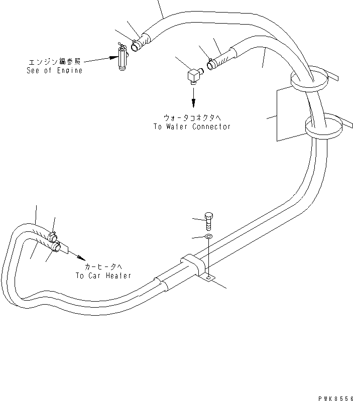 Защитный рукав 08017-22221 KOMATSU