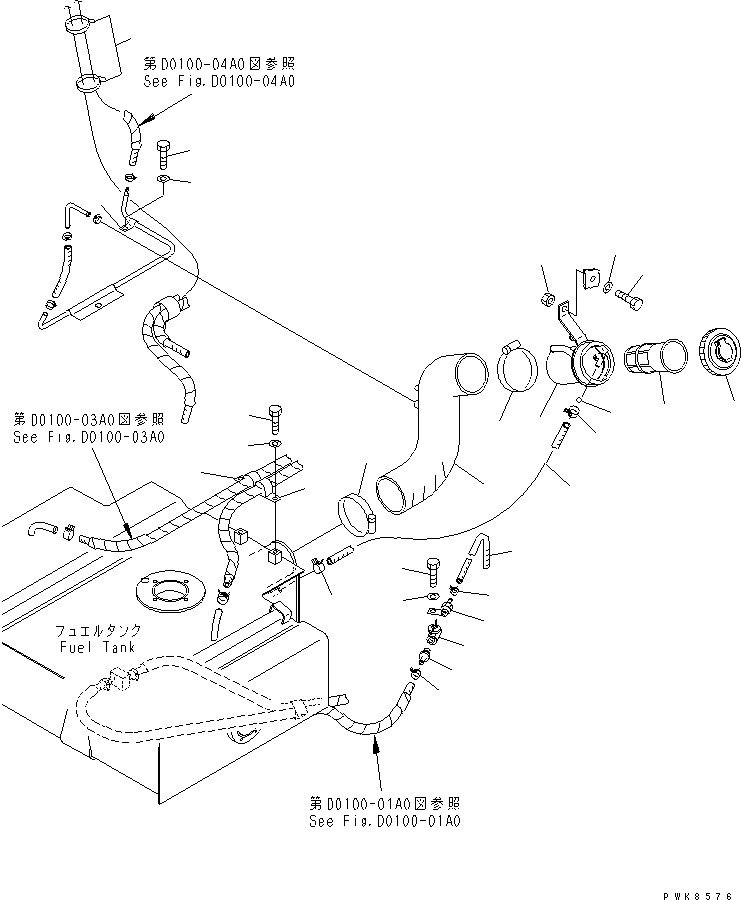 Шланг 07288-00820 KOMATSU