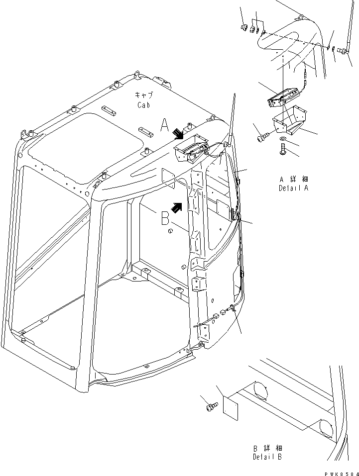 Жгут проводов 21W-54-38490 KOMATSU