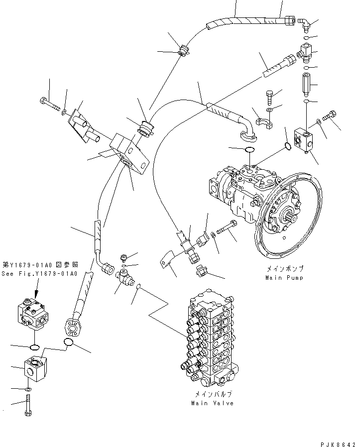 Шланг 21W-62-38240 KOMATSU