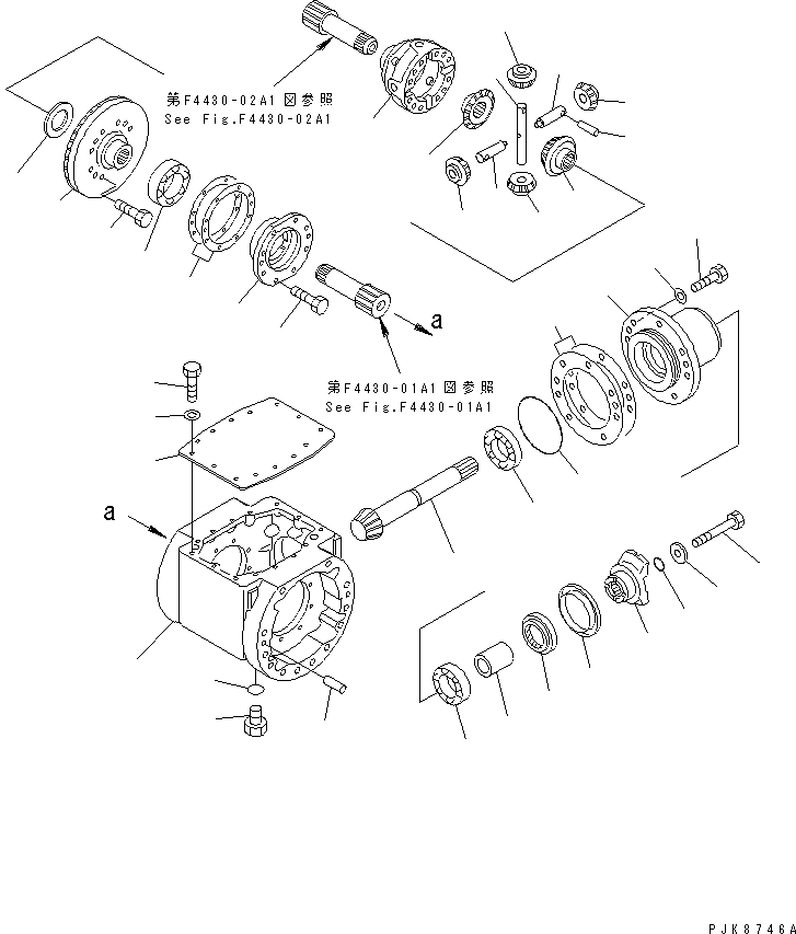 DIFFERENTIAL ASS'Y 362-22-41020 KOMATSU