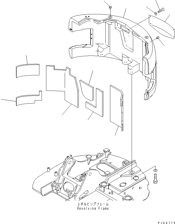 Лист 22B-46-13231 KOMATSU