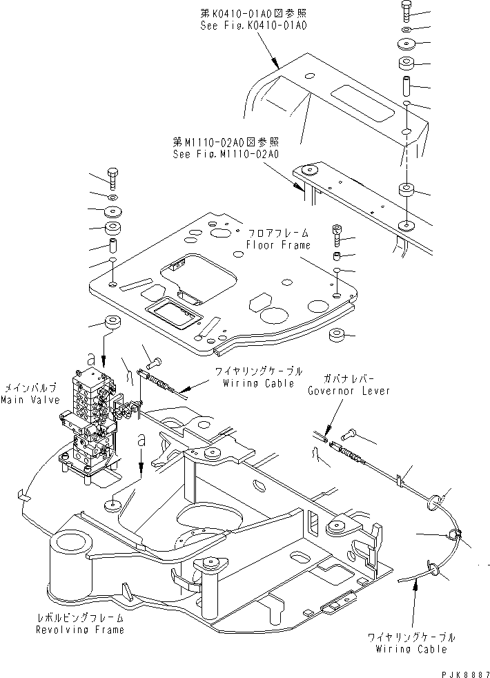 Упорное кольцо 22M-54-11710 KOMATSU