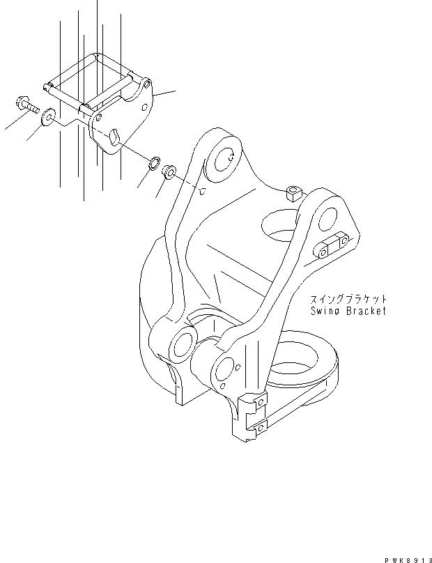 Упорное кольцо 22F-62-11391 KOMATSU