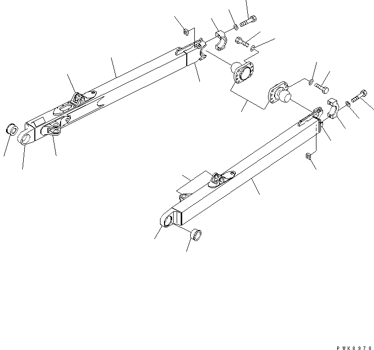 PIVOT ASS'Y 13F-70-00131 KOMATSU