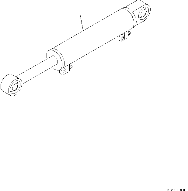 CYLINDER ASS'Y,(SEE FIG.Y1620-01A1) (134-63-01061) KOMATSU