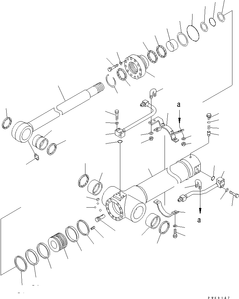 SERVICE KIT,ARM CYLINDER 707-99-44280 KOMATSU
