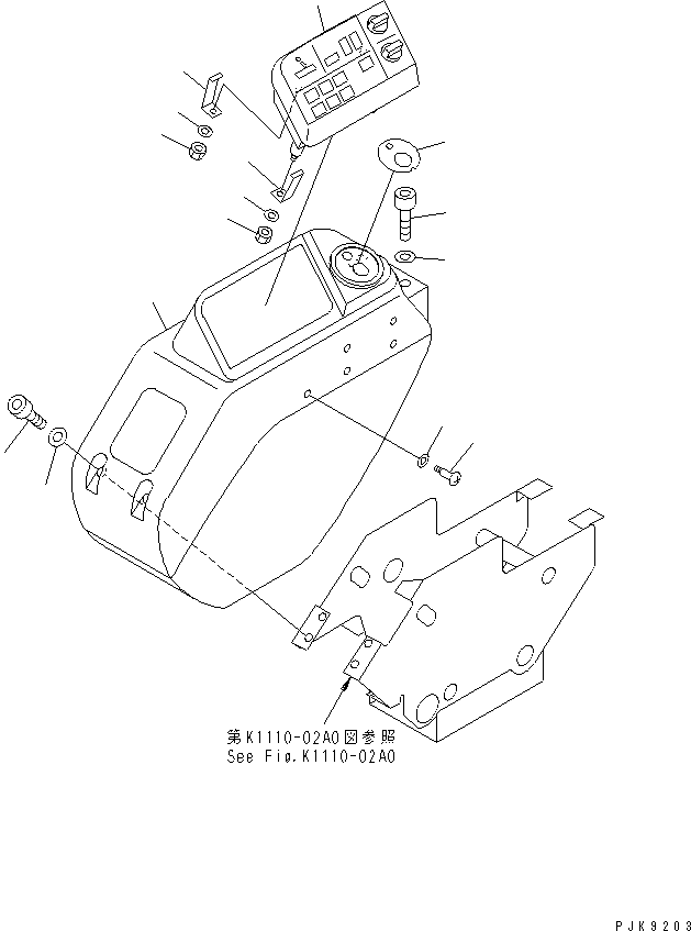 MONITOR ASS'Y (7824-86-9000) KOMATSU