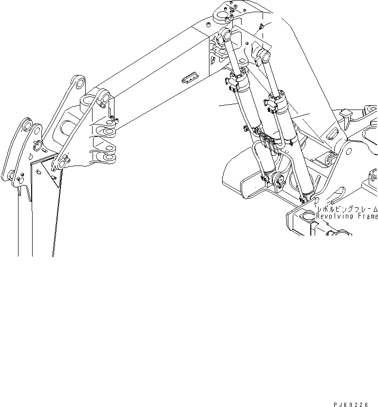 CYLINDER ASS'Y,L.H.(EXCEPT JAPAN) (21Y-63-X9100) KOMATSU