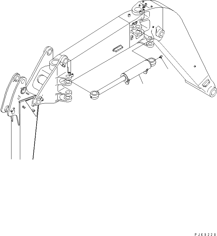 Цилиндр (707-00-0U300) KOMATSU