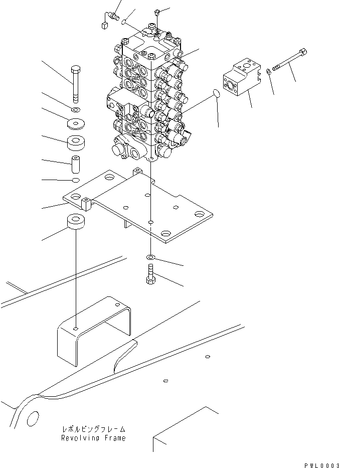 CONTROL VALVE,(SEE FIG.Y1663-21A0) (\0\723-57-12304) KOMATSU
