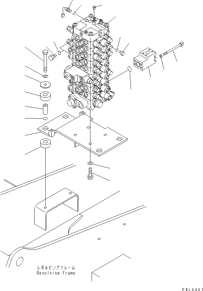 CONTROL VALVE,(SEE FIG.Y1667-01A0) (\0\723-59-12304) KOMATSU