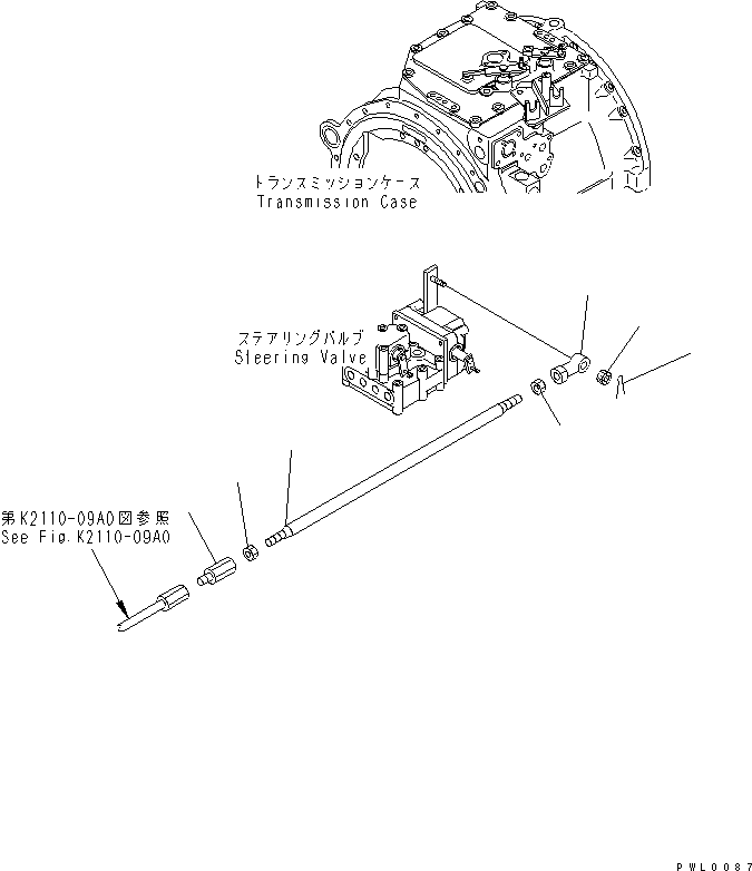 Тяга (\2\17A-43-14190) KOMATSU