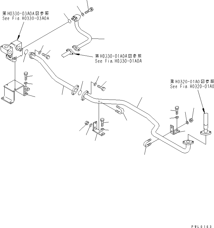 Кронштейн 22U-62-11643 KOMATSU