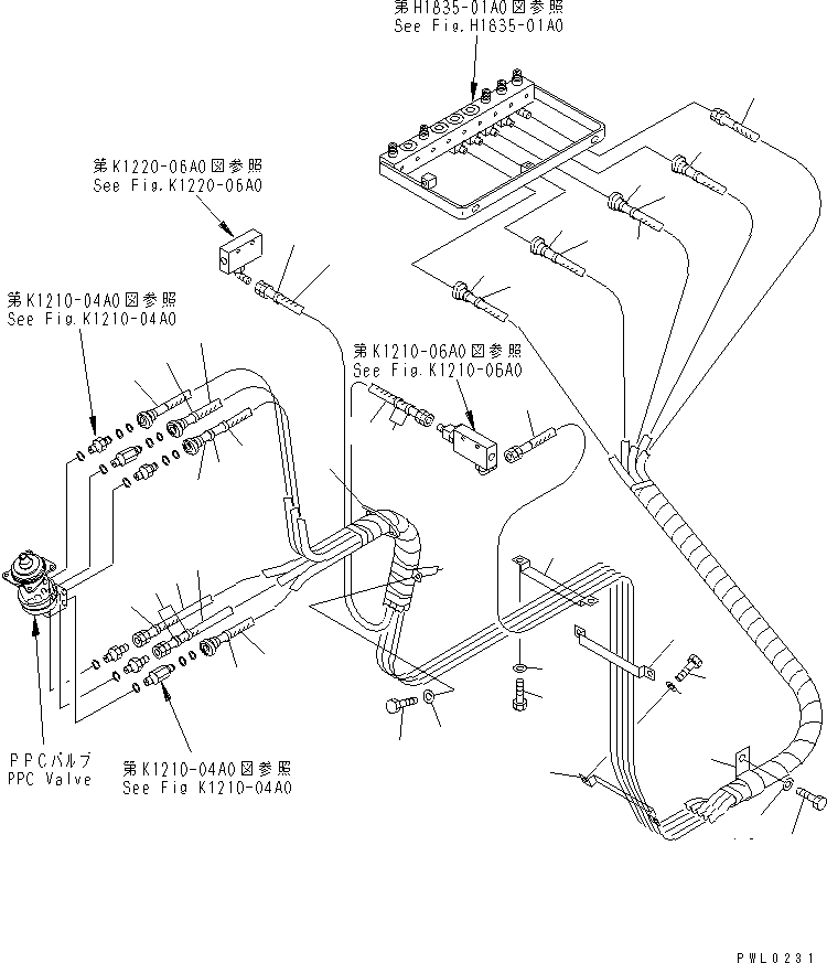 HOSE, 3300MM 21N-62-35490 KOMATSU