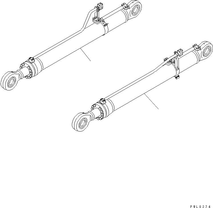 CYLINDER GROUP(R.H),R.H. (\8\21N-63-X3131) KOMATSU
