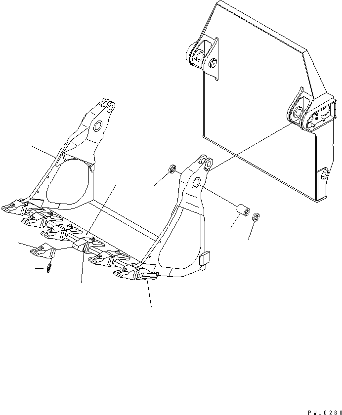 Переходник 21N-72-34141 KOMATSU
