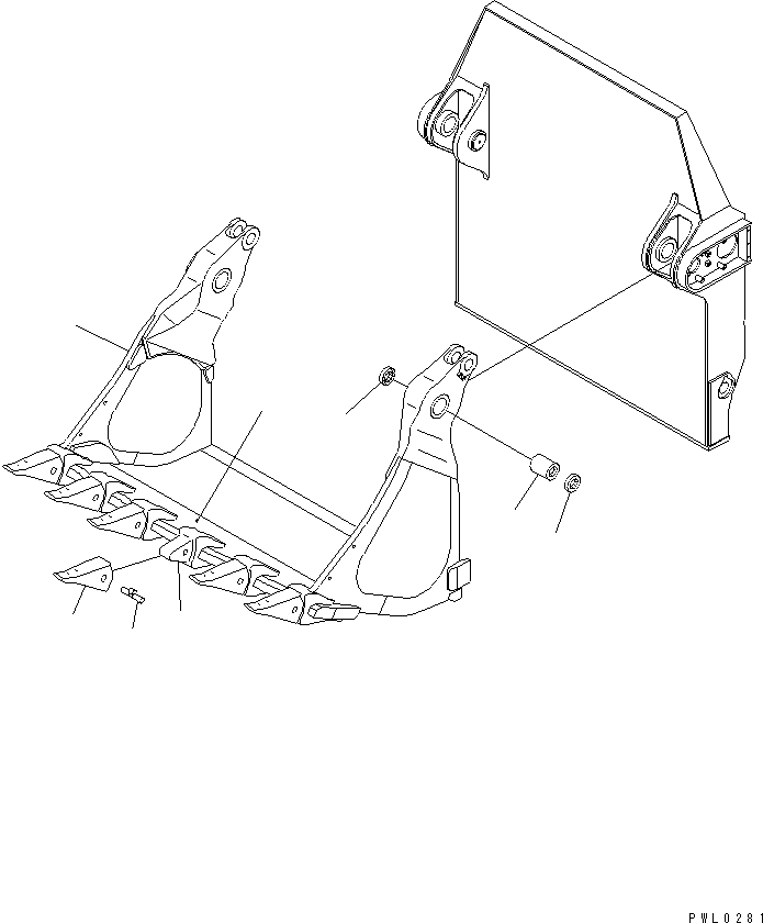 Пластина 21N-72-34230 KOMATSU