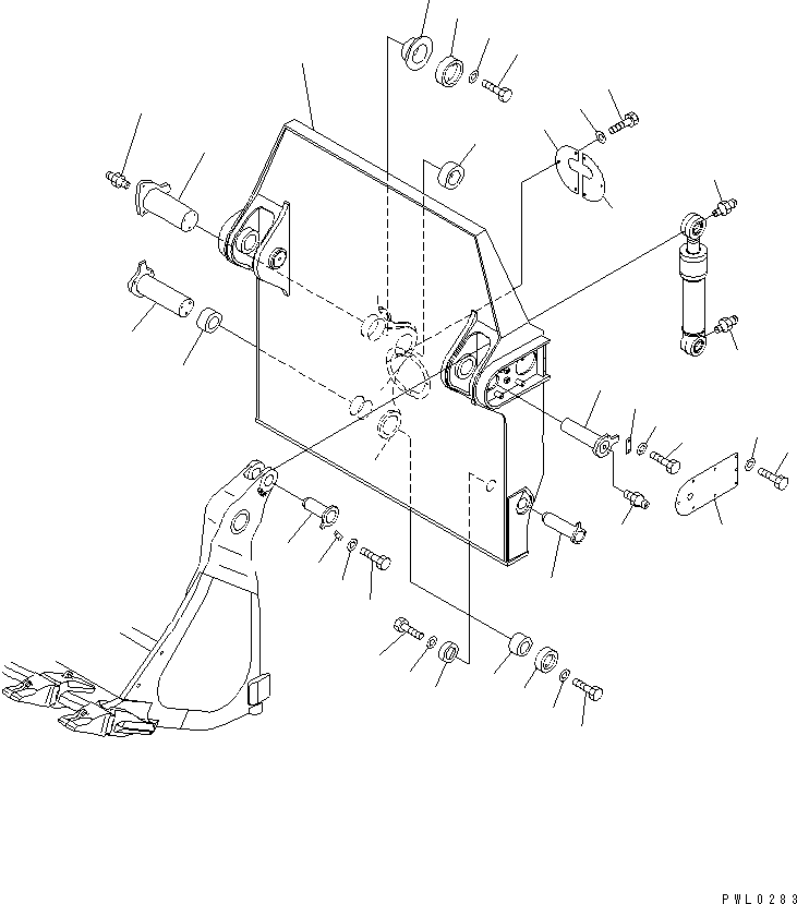 BUCKET,REAR 21N-72-34110 KOMATSU