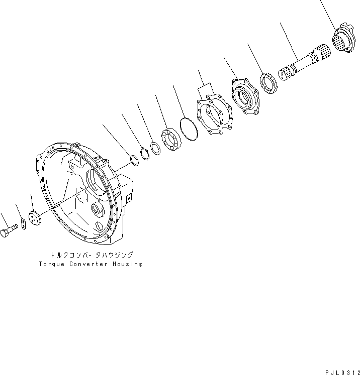 Shim, T=0.1mm 195-13-11630 KOMATSU