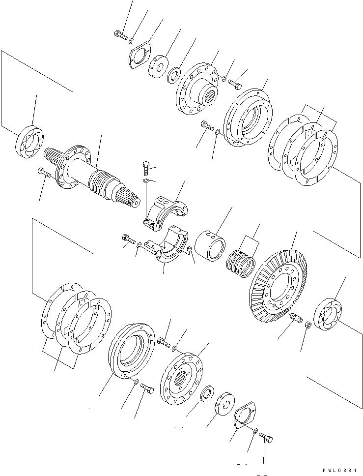 Шестерня 195-21-12221 KOMATSU