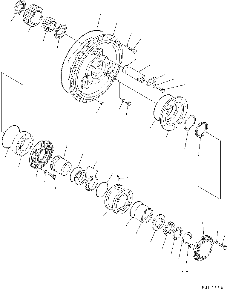 Уплотнительное кольцо круглого сечения 195-27-12740 KOMATSU