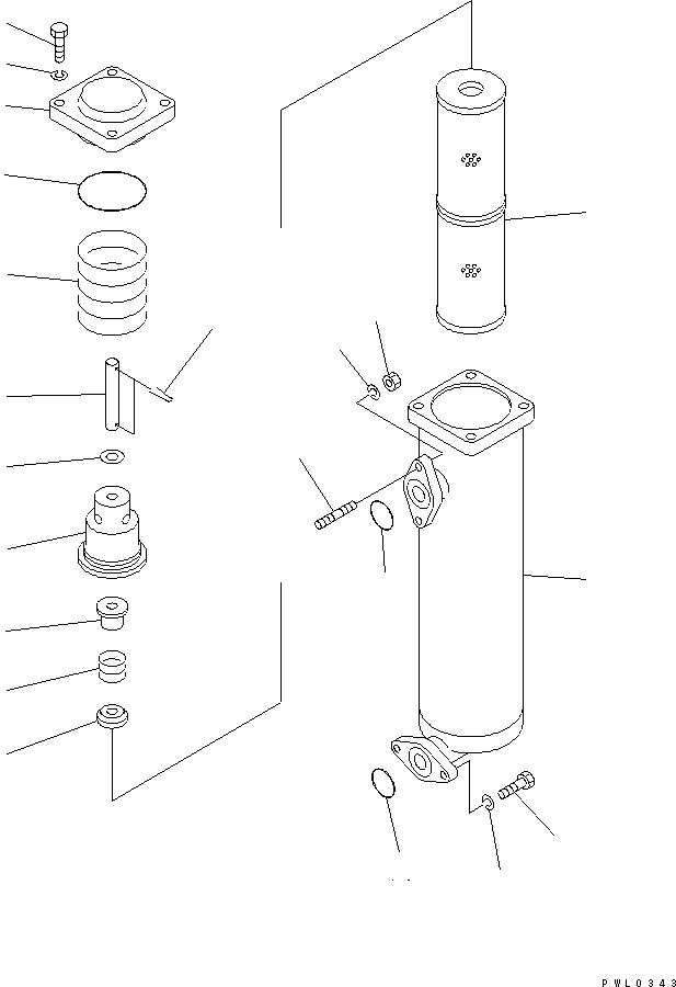 OIL FILTER ASS'Y 113-899-5200 KOMATSU
