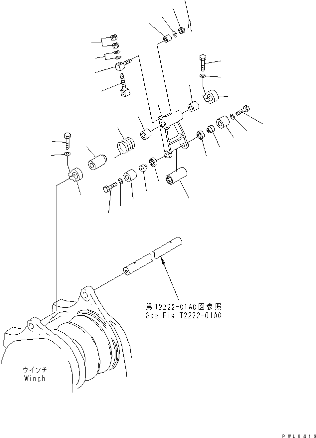 DRUM ROLLER ASS'Y 196-70-00340 KOMATSU