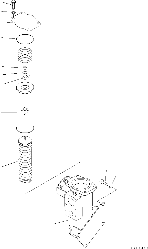 Корпус 196-49-11121 KOMATSU