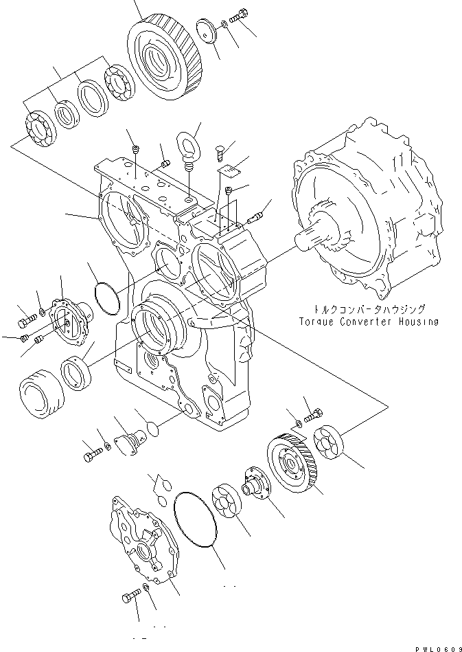 HOUSING,FRONT 711-66-13154 KOMATSU