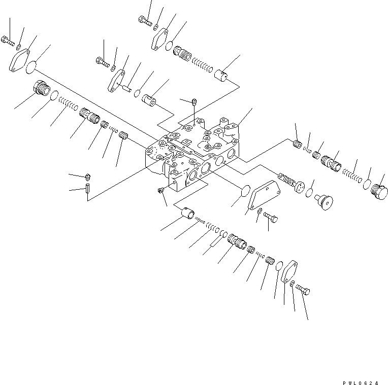 Клапан в сборе (198-15-35001) KOMATSU