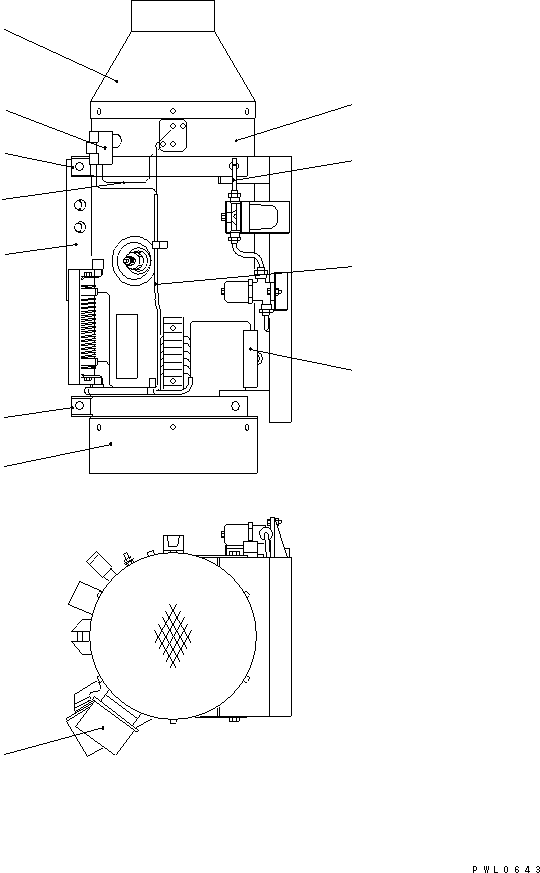 CABLE ASS'Y MK063323 KOMATSU
