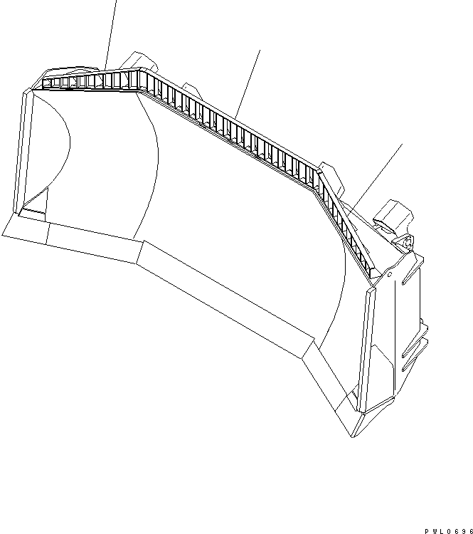 SPILL GUARD 198-72-53280 KOMATSU