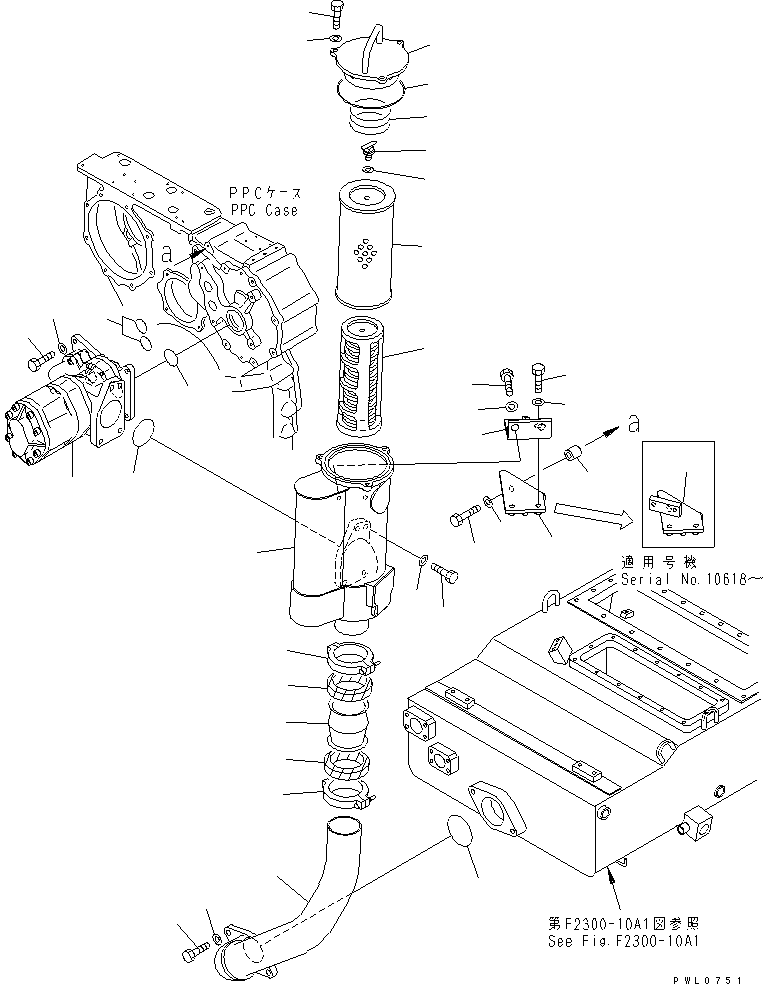 Корпус 198-49-51131 KOMATSU