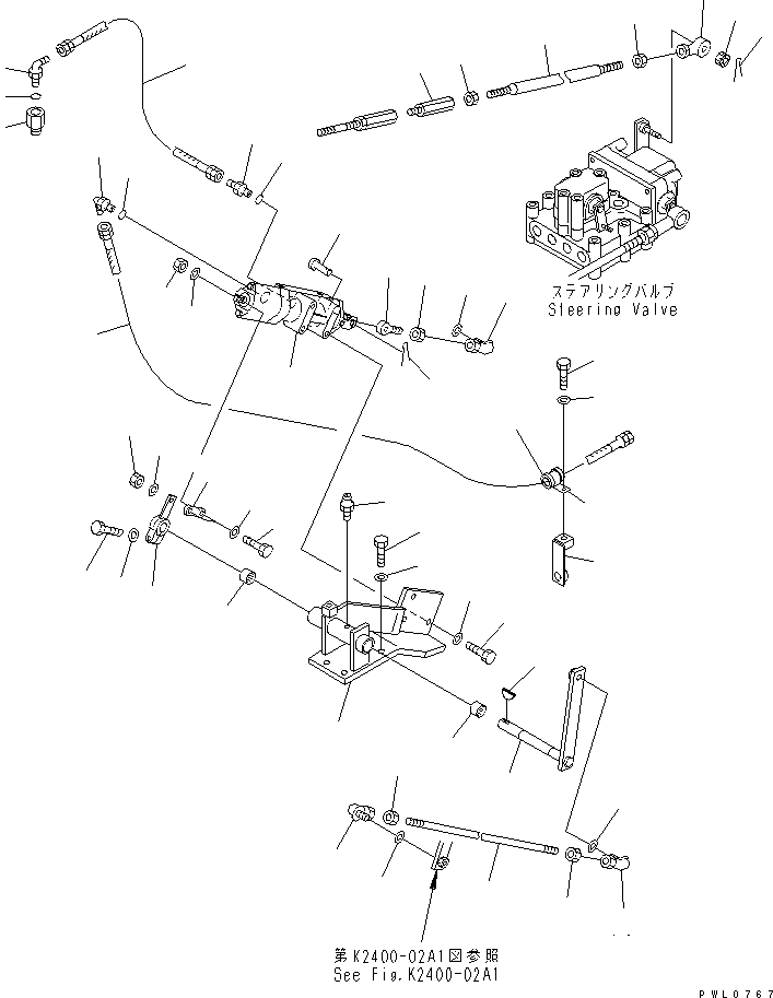 Тяга 198-43-51142 KOMATSU