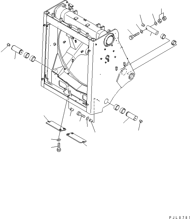 Крышка 198-54-55190 KOMATSU