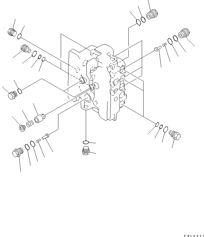 Клапан в сборе (709-75-93100) KOMATSU