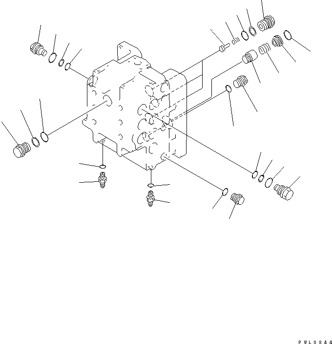 Клапан в сборе (709-74-92107) KOMATSU