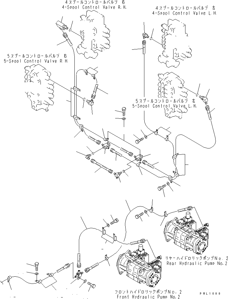 Шланг 21T-62-69780 KOMATSU