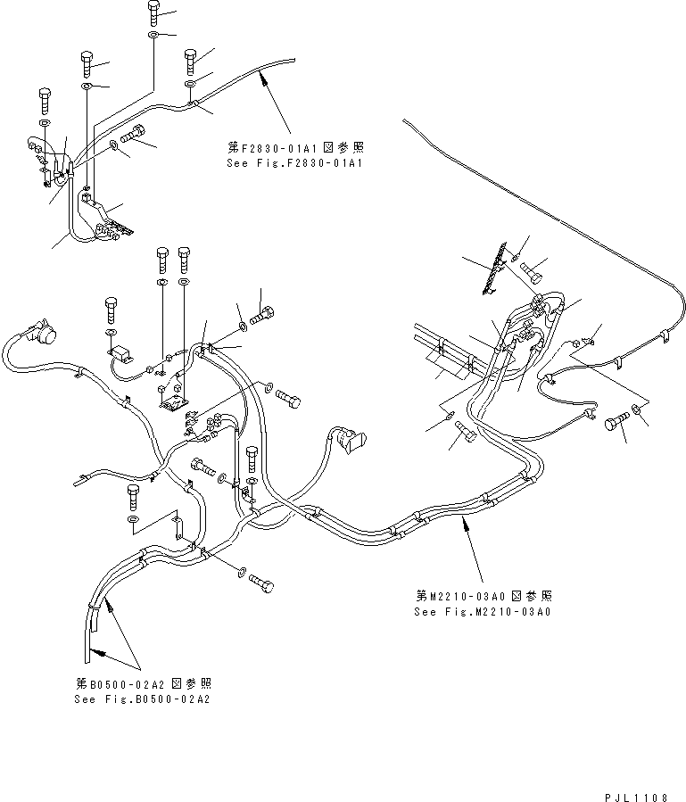 Жгут проводов 198-06-55240 KOMATSU