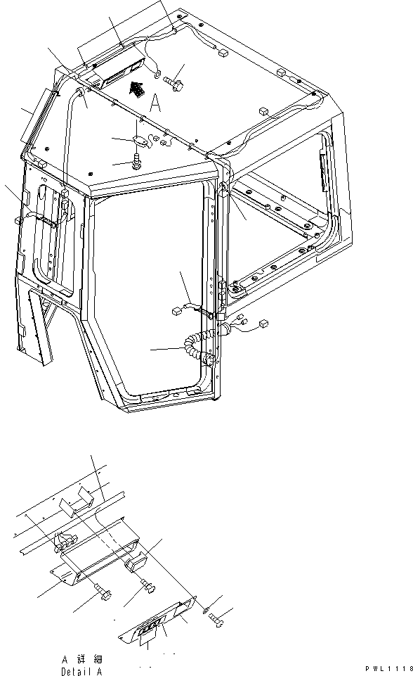 Жгут проводов 198-Z11-4510 KOMATSU