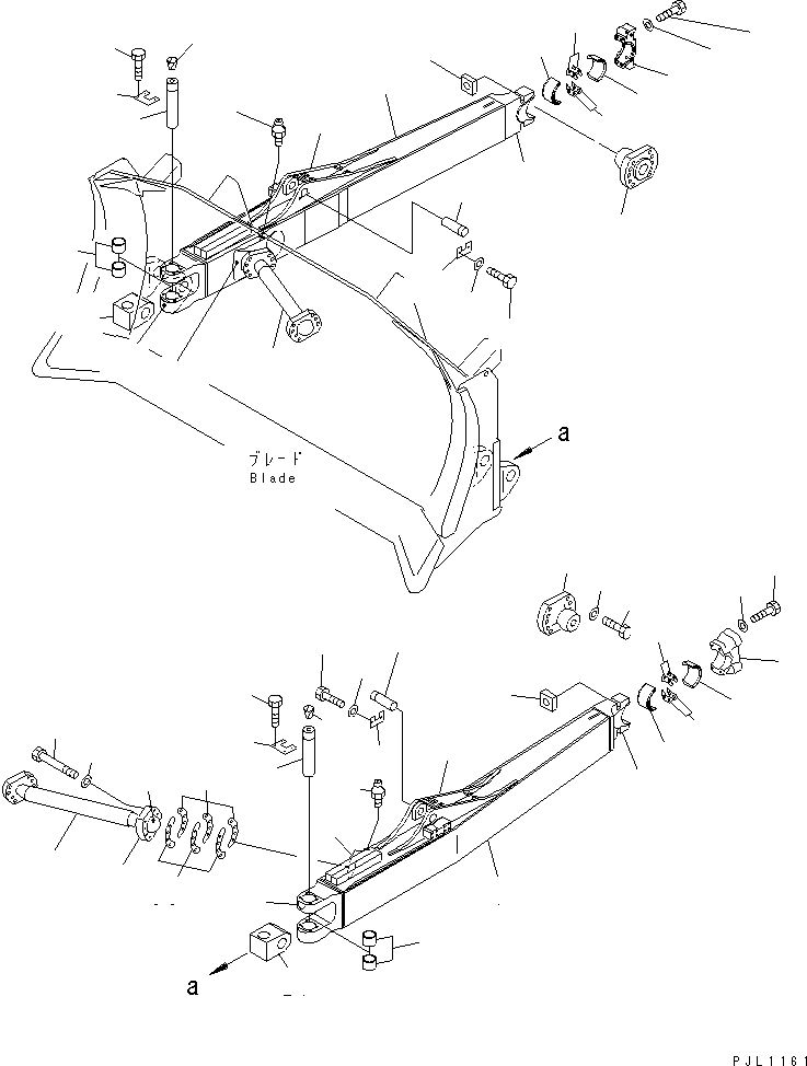 FRAME ASS'Y,L.H. 195-71-00720 KOMATSU