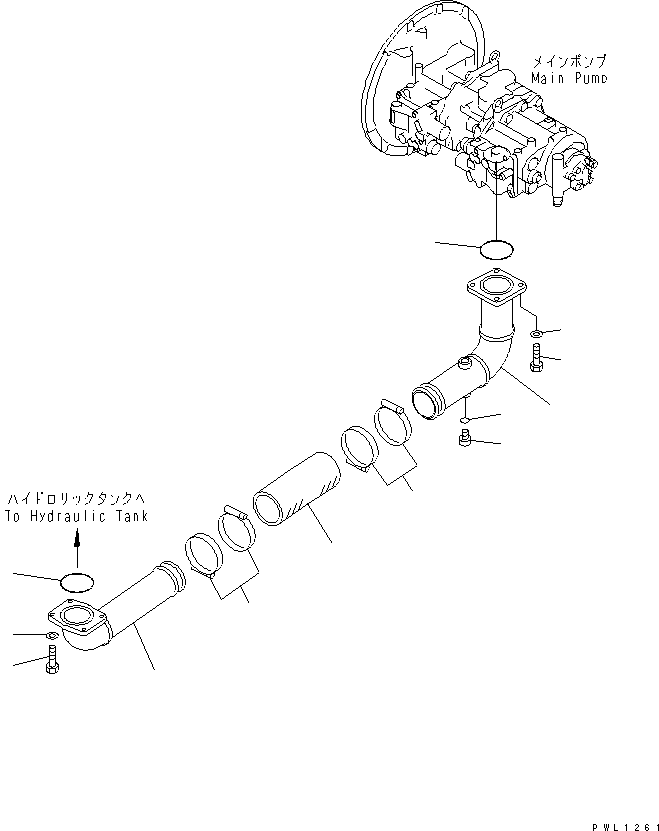 Трубка 208-62-62131 KOMATSU